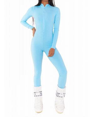 Show Me Your Mumu Lodge Knit Onesie - Blue