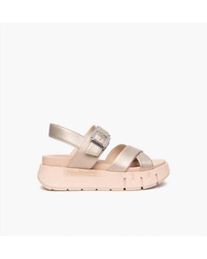 Nero Giardini Vivi Platform Leather Sandals - Pink