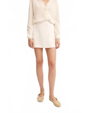Posse Alice Mini Skirt - White