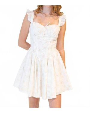 Kestan Ariah Mini Dress - White