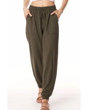 Bobi Drawstring Jogger - Green