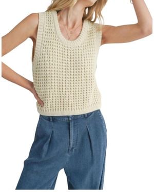 Sadie & Sage Elsie Sweater Tank Top - Blue