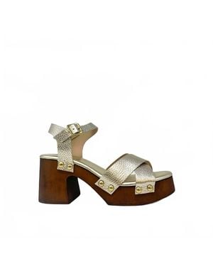 Shu Shop Giovanna Sandals - Metallic