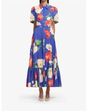 LEO LIN Becca Short Sleeve Dress - White