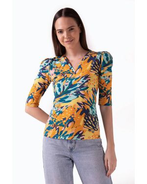 CELINA MOON Lina Knit Top - Blue