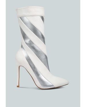 LONDON RAG Whistles Straps Ankle Stilletos - White