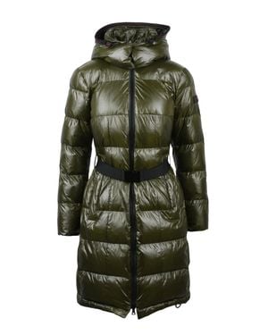 Peuterey Ladal Hooded Belted Down Jacket - Green