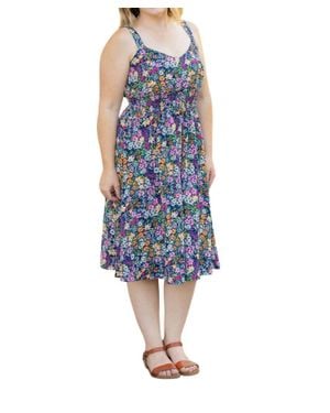 Michelle Mae Cassidy Midi Dress - Blue
