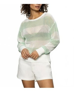 Sanctuary Open Knit Sweater - Gray