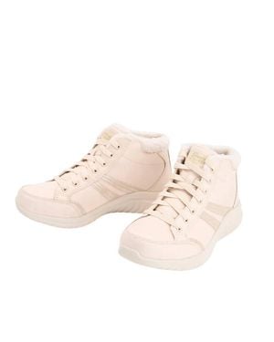 Skechers Ultra Flex Metallic Overlay Boots - Pink