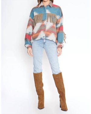 4si3nna Liam Western Jacket - Blue