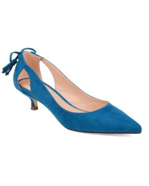Journee Collection Bindi Kitten Heel - Blue