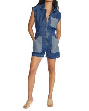 eTica Samantha Utility Romper - Blue