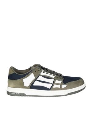 Amiri Skel Top Low Low-Top Leather Sneakers - White