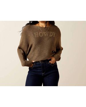 Ariat Goldie Long Sleeve Sweater - Black