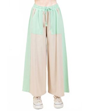 Mittoshop Mint Wide Leg Pants - White