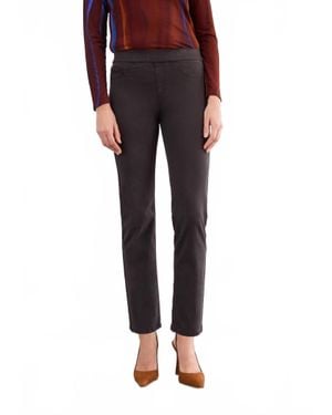 Fdj Pull-On Straight Ankle Denim Jeans - Red