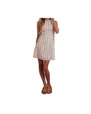One And Only Collective Embroidered Floral Mini Dress