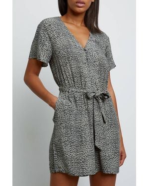 Rails Sophia Romper - Gray