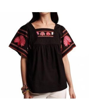 Frances Valentine Picnic Top - Black