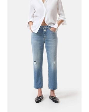 Closed Milo Straight Leg Denim Jeans - Blue