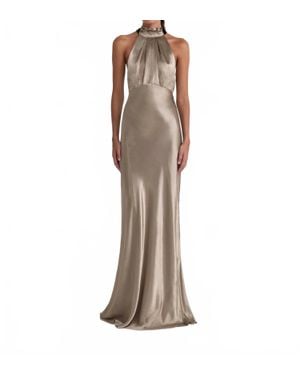Saloni Michelle Dress - Brown