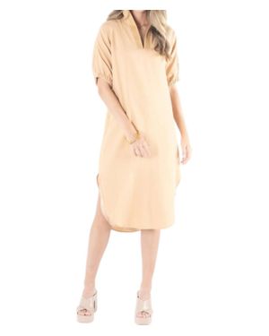 Emily Mccarthy Poppy Caftan Dress - Natural