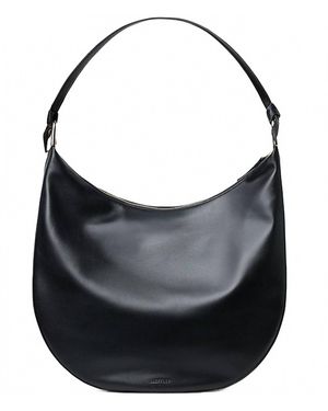 Loeffler Randall Morgan Leather Hobo Shoulder Bag - Black