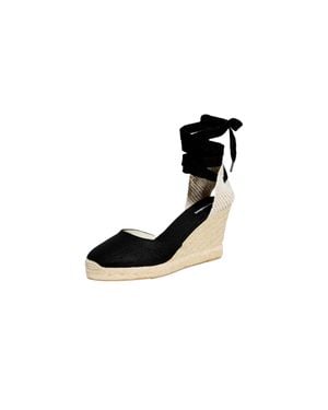 Soludos Marseille Wedge Espadrille Espadrille Fwt1101-001 - Black