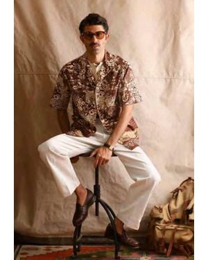 East Harbour Surplus Miami Camp Shirt - Brown