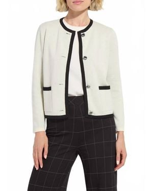Lyssé Amal Sweater Jacket - White