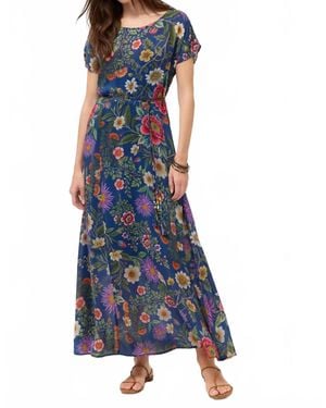 Johnny Was Roberta Dress - Blue