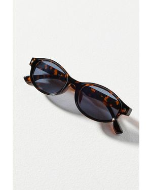 I-SEA Slim Oval Sporty Sunglasses - Black