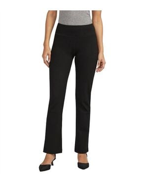 Jag Mid Rise Pull-On Boot Cut Pants - Black