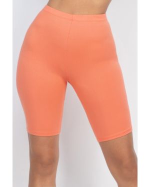 TRUEDAMES Comfort Stretch High-Waisted Bike Shorts - Pink