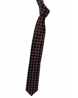 Robert Talbott Neat Paisley Pine Woven Silk Estate Tie - Multicolor
