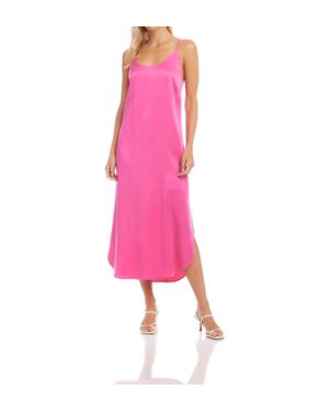 Fifteen Twenty Midi Racerback Midi Dress - Pink