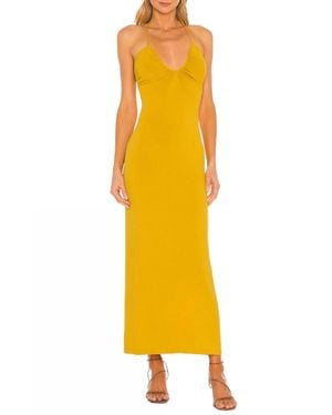 Ronny Kobo Damee Knit Dress - Yellow