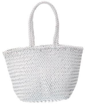 Dragon Diffusion Grace Small Leather Shoulder Bag - White