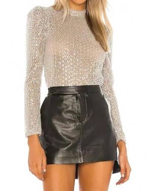 Camila Coelho Nita Top - Metallic