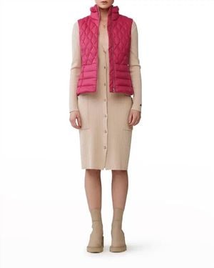 SOIA & KYO Light Down Vest - Pink