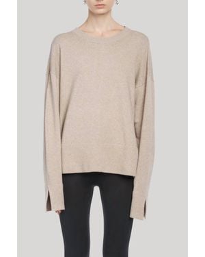 Maria McManus Ribbon Back Crew Sweater - Natural