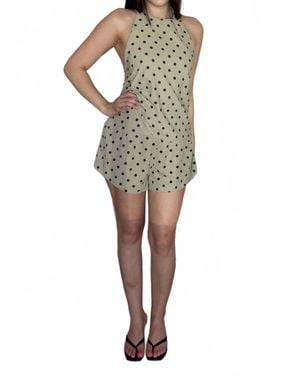 En Saison High Neck Sleeveless Tunic Top - Green