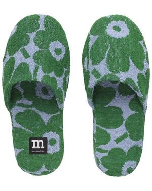 Marimekko Mini Unikko Slippers - Green