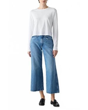 AMO Frida Crop Jeans - Blue