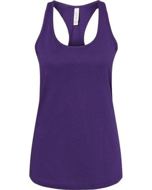 Bella Canvas Jersey Racerback Tank - Purple