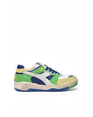 Diadora Leather Polyester B.560 Sneakers - Green