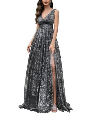 Vincent Maxi Dress - Gray
