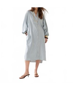 Summum Caftan Dress - Gray