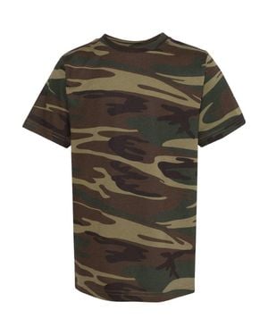 Code Five Youth Camouflage T-Shirt - Green